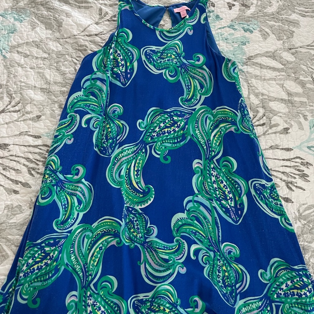 Lilly Pulitzer Size Small Paisley Tank Dress